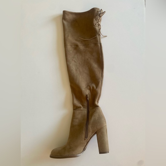 VINCE CAMUTO Tan Over the knee Suede Boots - Picture 4 of 15